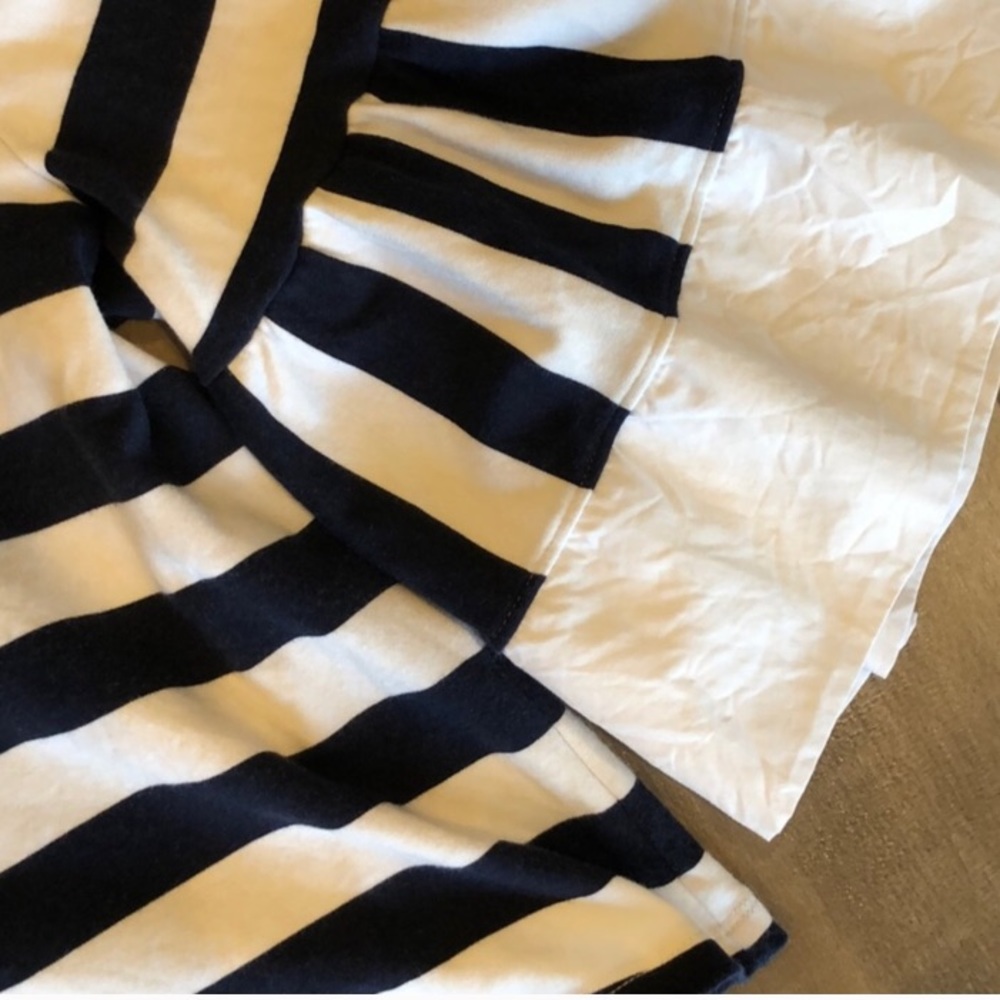 SEE BY CHLOÉ STRIPED BELL SLEEVE BLOUSE - Picture 4 of 6